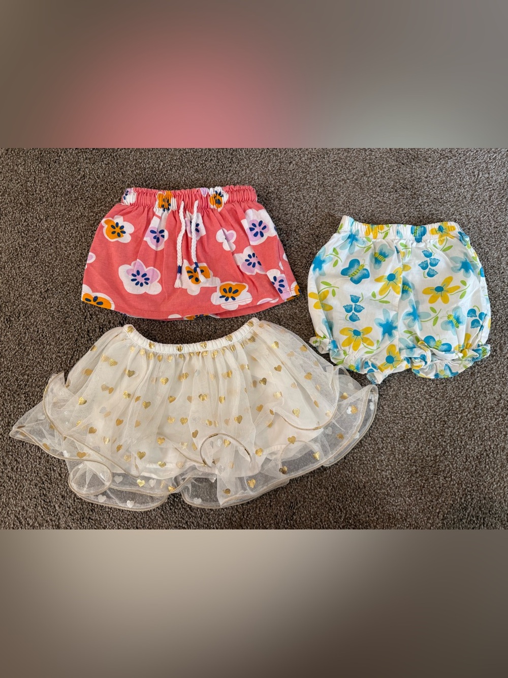 Size 18 months Bundle Skorts Shorts Tutu skirt 3 pieces